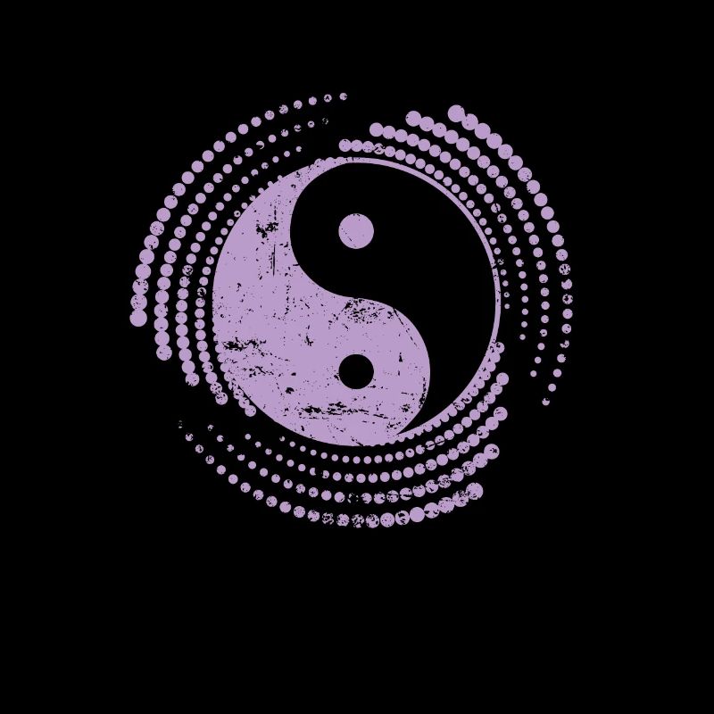 Muster Yin and Yang Symbol Zeichen Harmonie