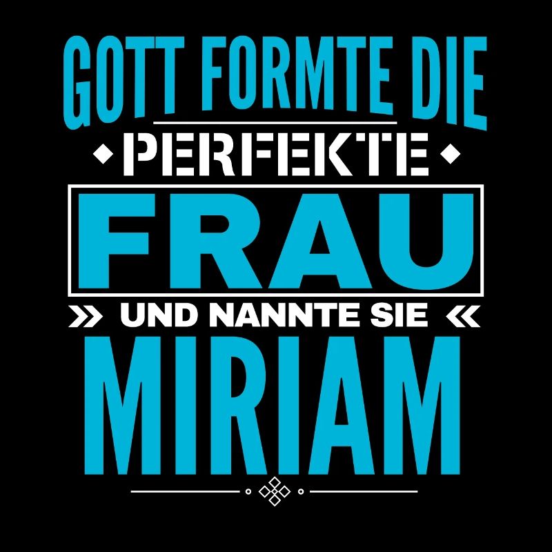 Conception du nom Miriam