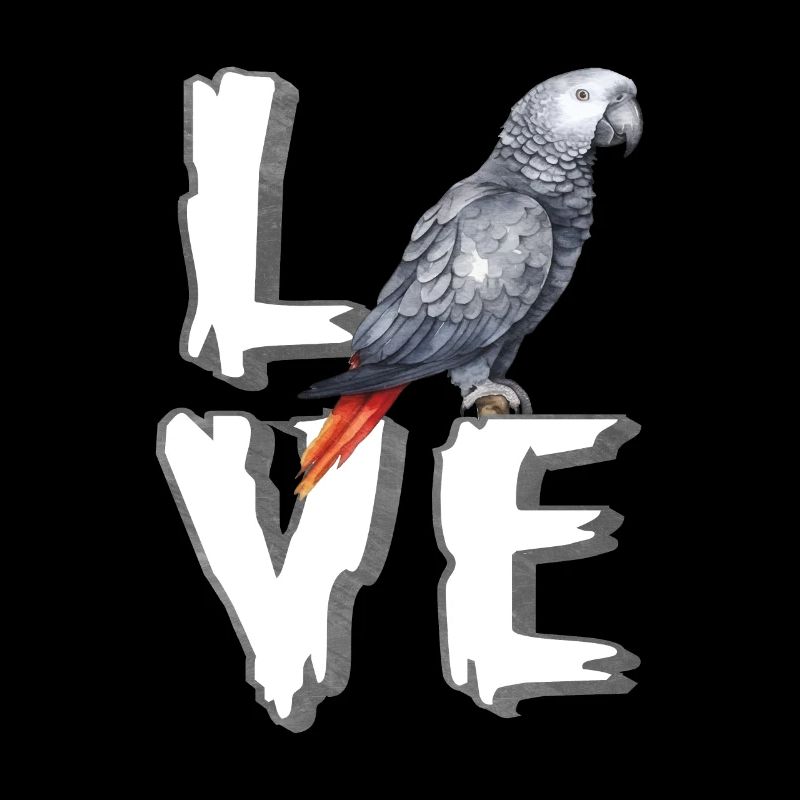 Afrikanisches Graupapagei Geschenk