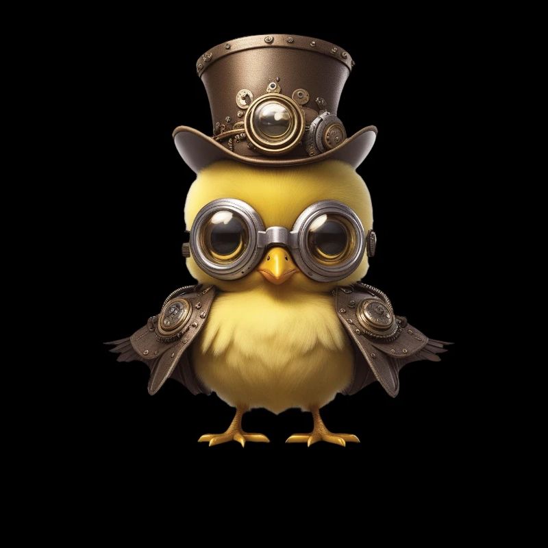 Children's Steampunk Chick Easter Bird