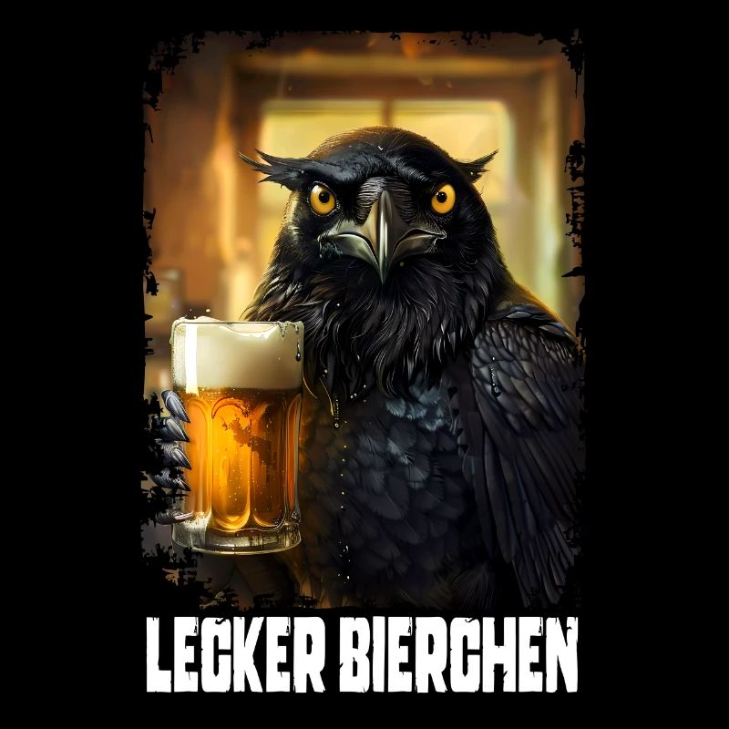 Lecker Bierchen Krähe