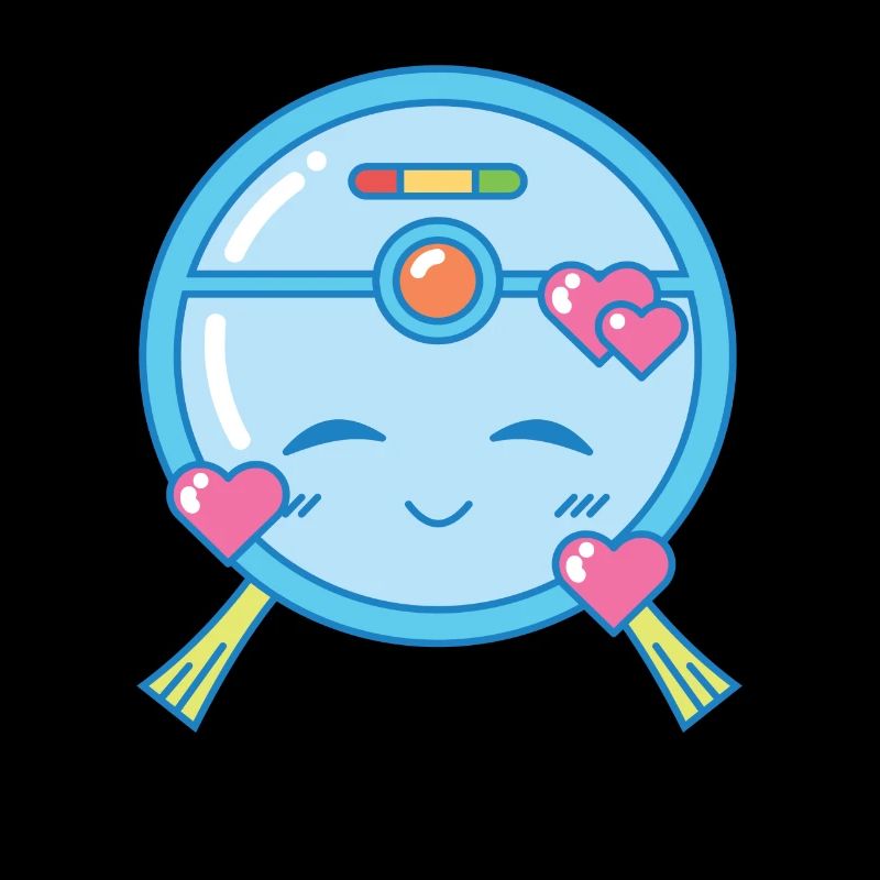 Adorable Robot Vacuum Kawaii