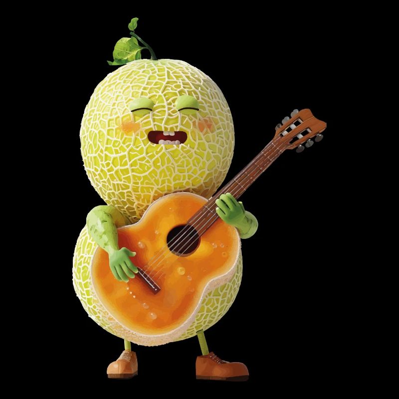 Honeydew Melon Guitar