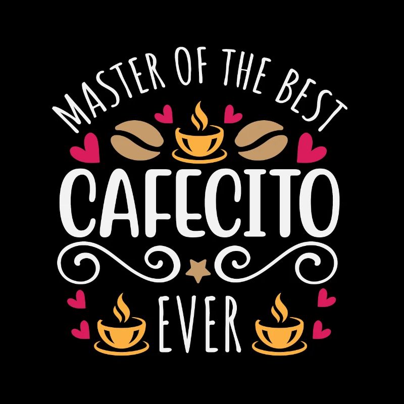 Amateur de Cafecito Buvant du café cubain Cafecito Mix