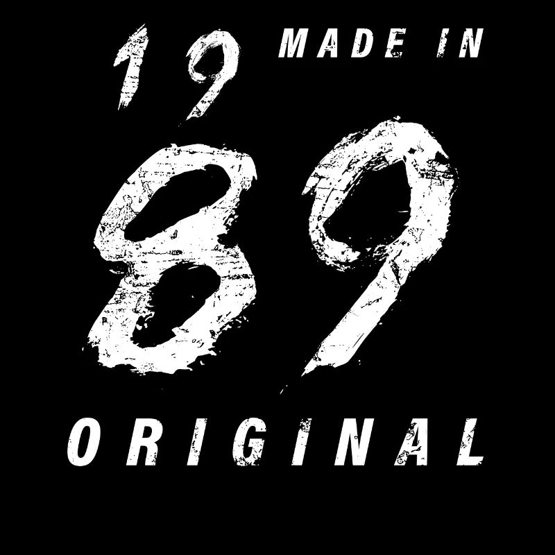 Made In 1989 Original Geburtstag Grunge Distressed