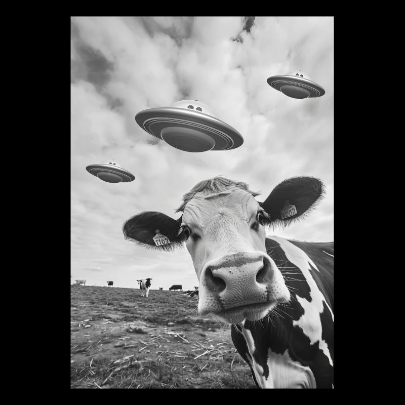 Ufo Selfie Kuh