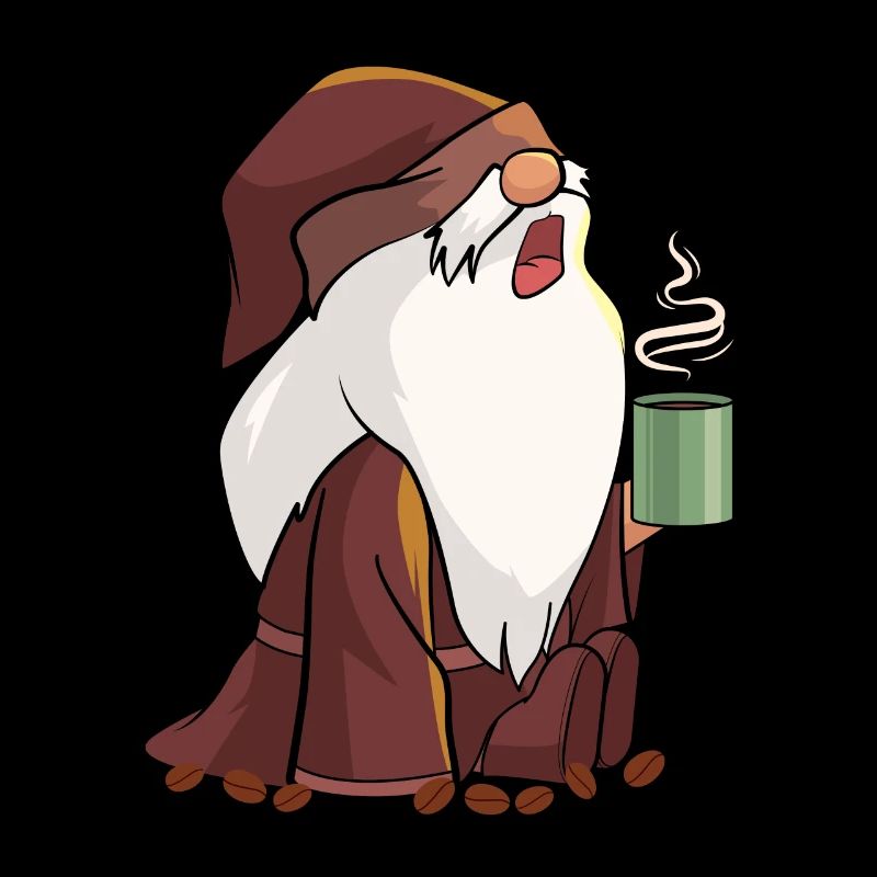 Tired Gnome Coffee Drinker Coffee