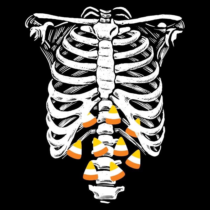Candy Corn Skelett Halloween Kostüm Candy Corn