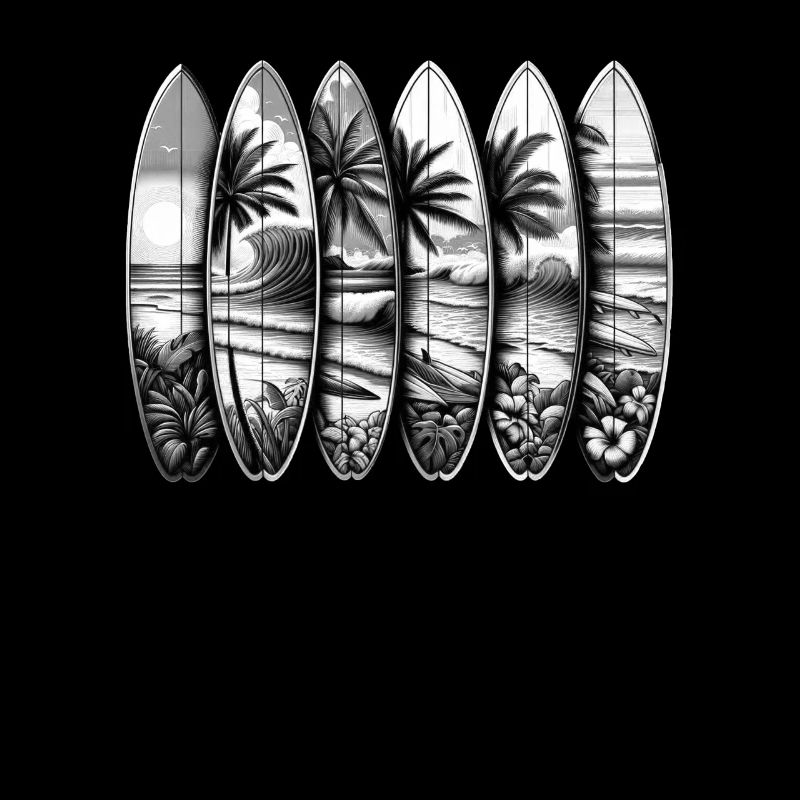 Planche de surf Art Surf Rétro Surfer Surf Shop