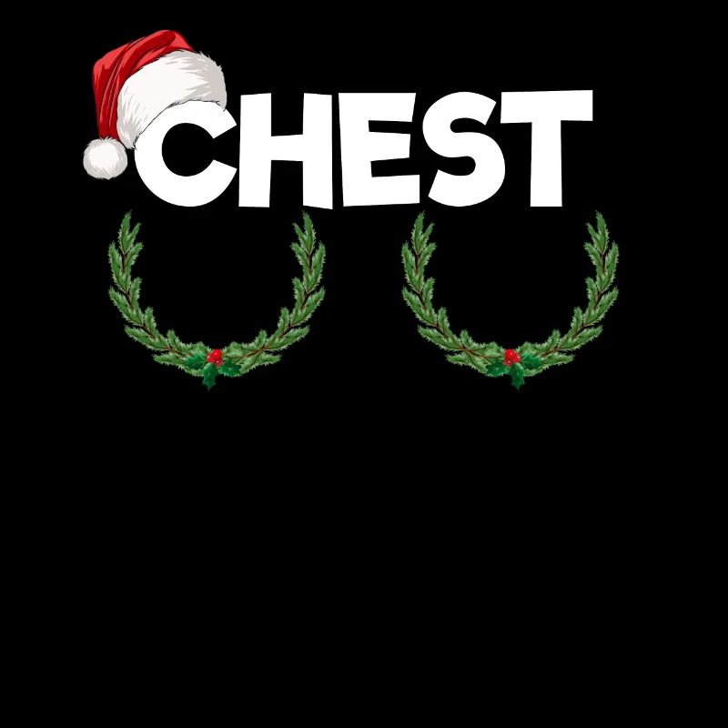 Chest Christmas Raunchy Women's Matching Pair