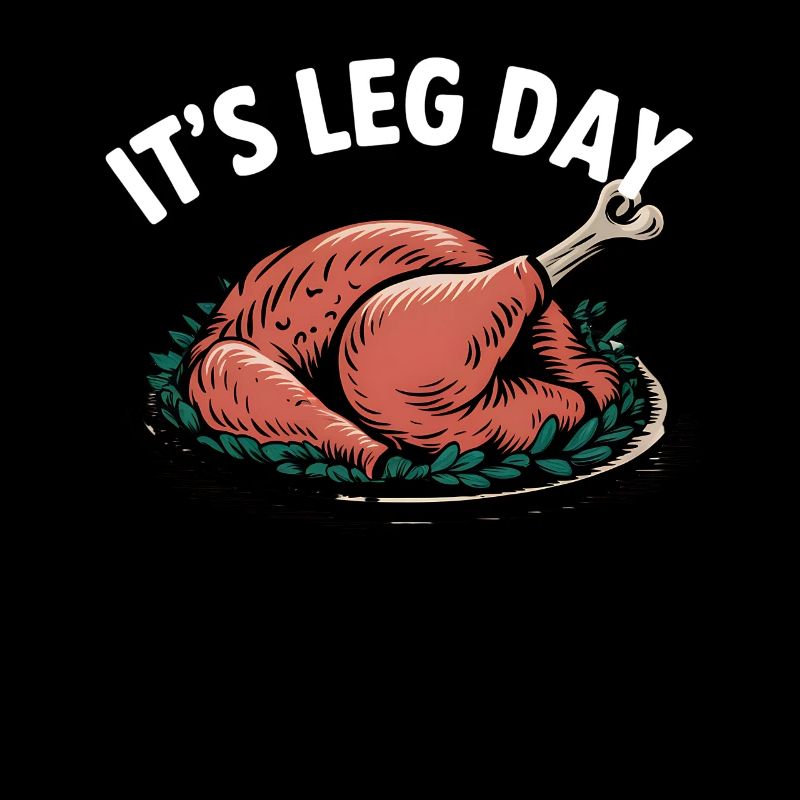 C’est le jour de la cuisse Cuisse de dinde Drôle Thanksgiving