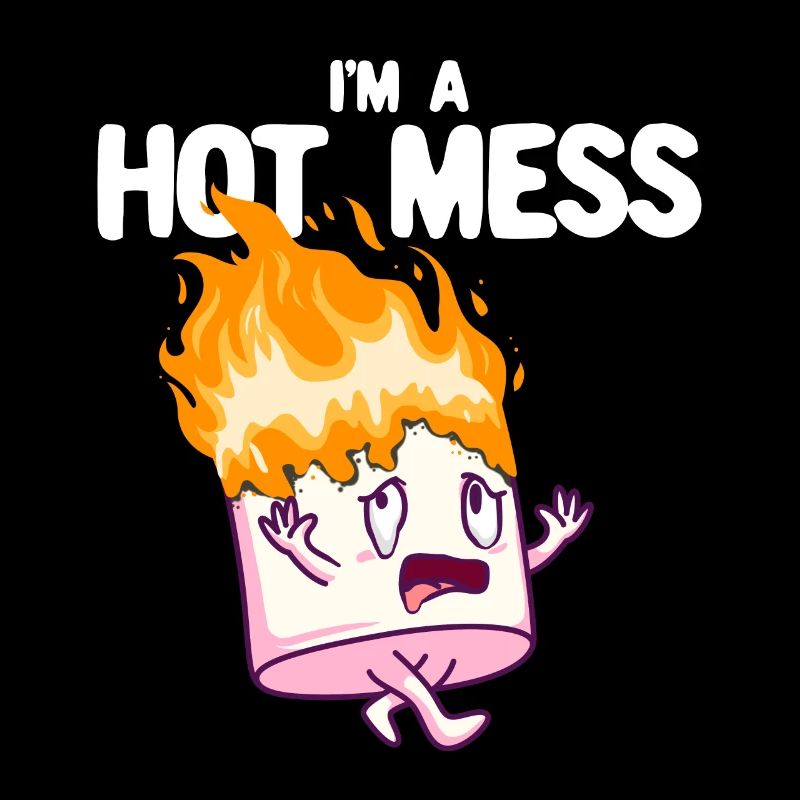 Ich bin ein heißes Durcheinander S'Mores Marshmall