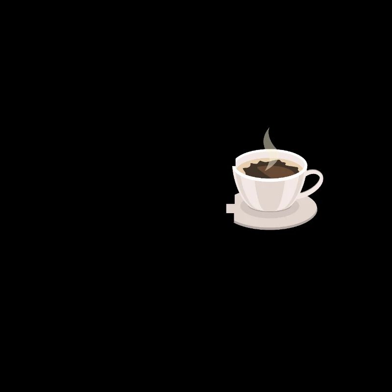 Kaffee Spruch - Kaffee redet nicht, Kaffee jammert