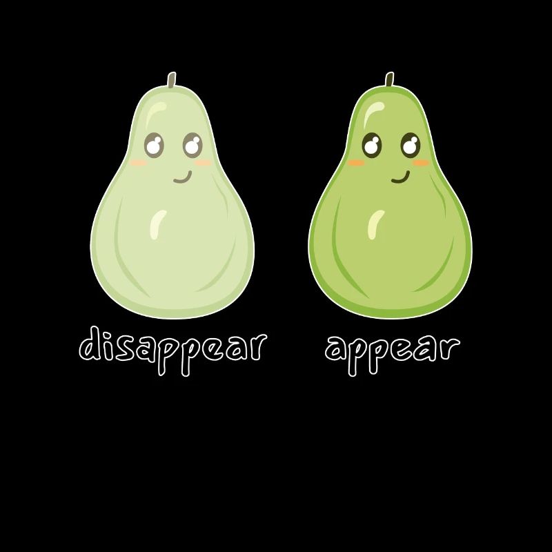 Funny Pears Disappear Appear