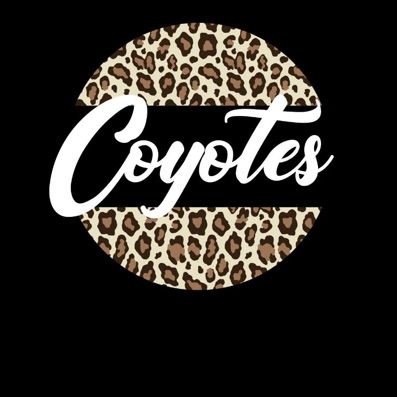 Coyotes High School Maskottchen Sportmannschaft Co
