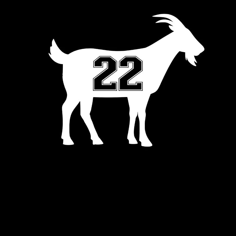 Ziege 22 G.O.A.T. Nummer zweiundzwanzig Ziege