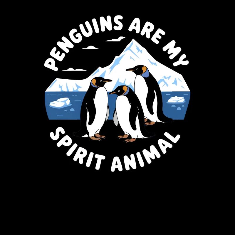 Pinguine sind mein Krafttier Antarktis-Pinguin