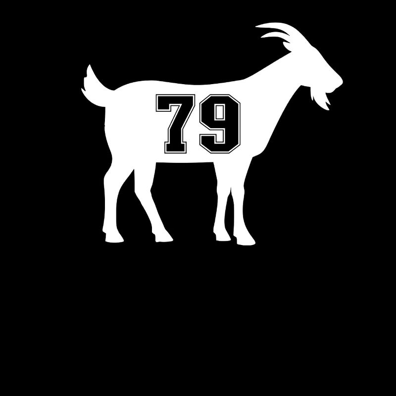 Ziege 79 G.O.A.T. Nummer neunundsiebzig Ziegegrößt