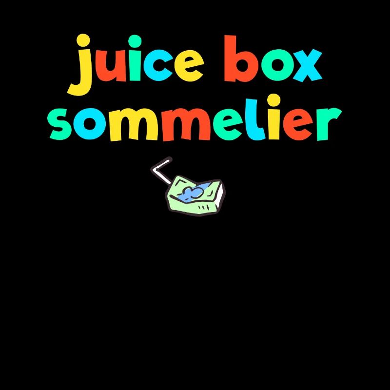 Boîte de jus Sommelier Kid Core Drôle Gen Z Kidcore