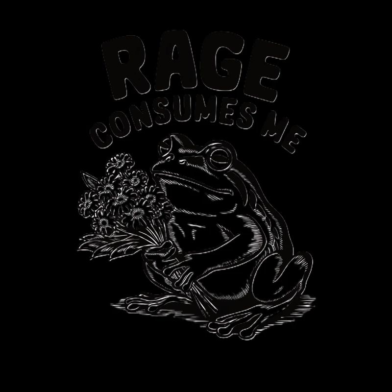 Rage Consumes Me Frog Toad