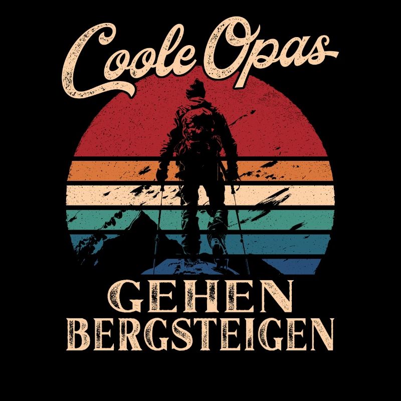 Cool Mpas Marche Alpinisme Rétro Papy
