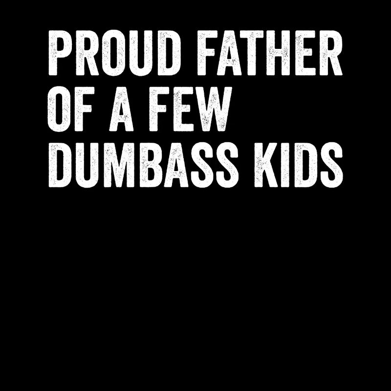 Stolzer Vater einiger dummer Kinder