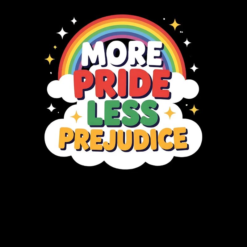 More Pride Less Prejudice Rainbow Pride Mon
