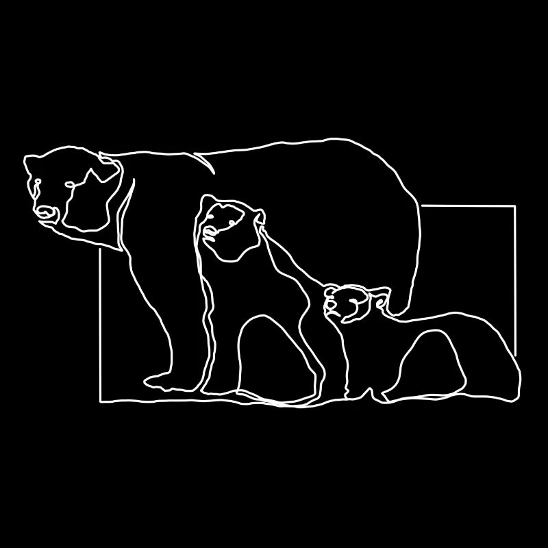 Eisbär Eisbären Antarktis Premium Design Geschenk