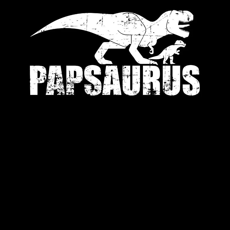 Papasaurus Rex Father Son grunge