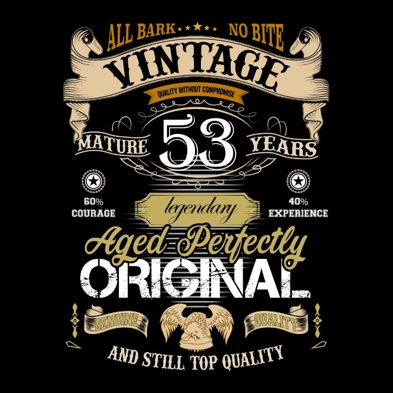 Conception d'anniversaire 53 ans