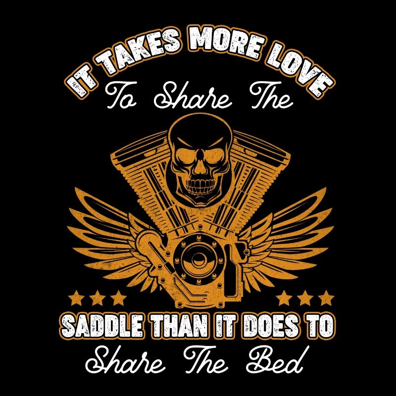 Biker Motorradfahrer Spruch