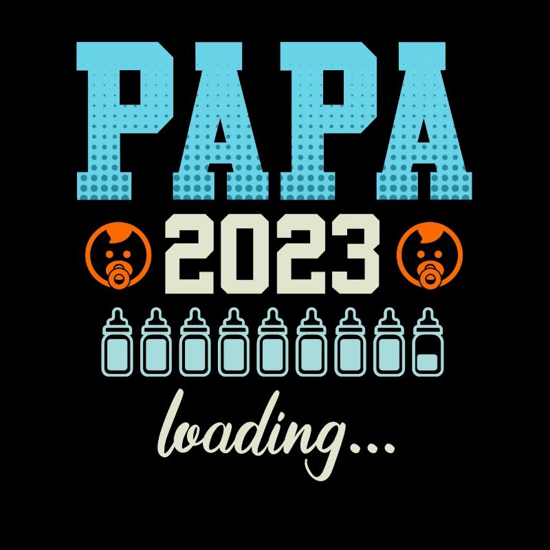 Papa 2023 loading Dad-to-be Father 2023