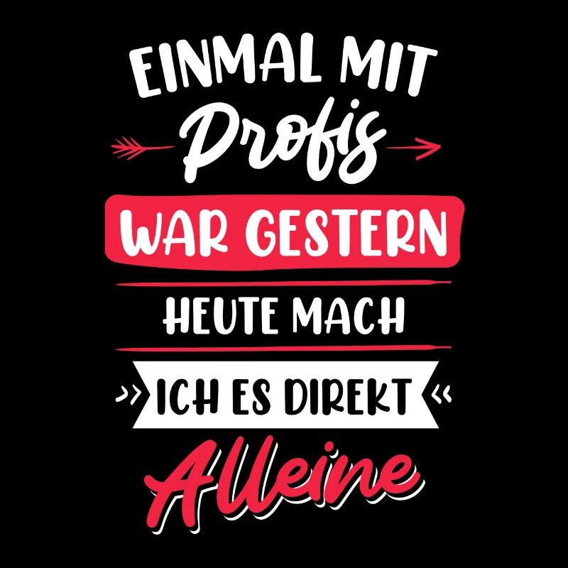 Einmal mit Profis war gestern