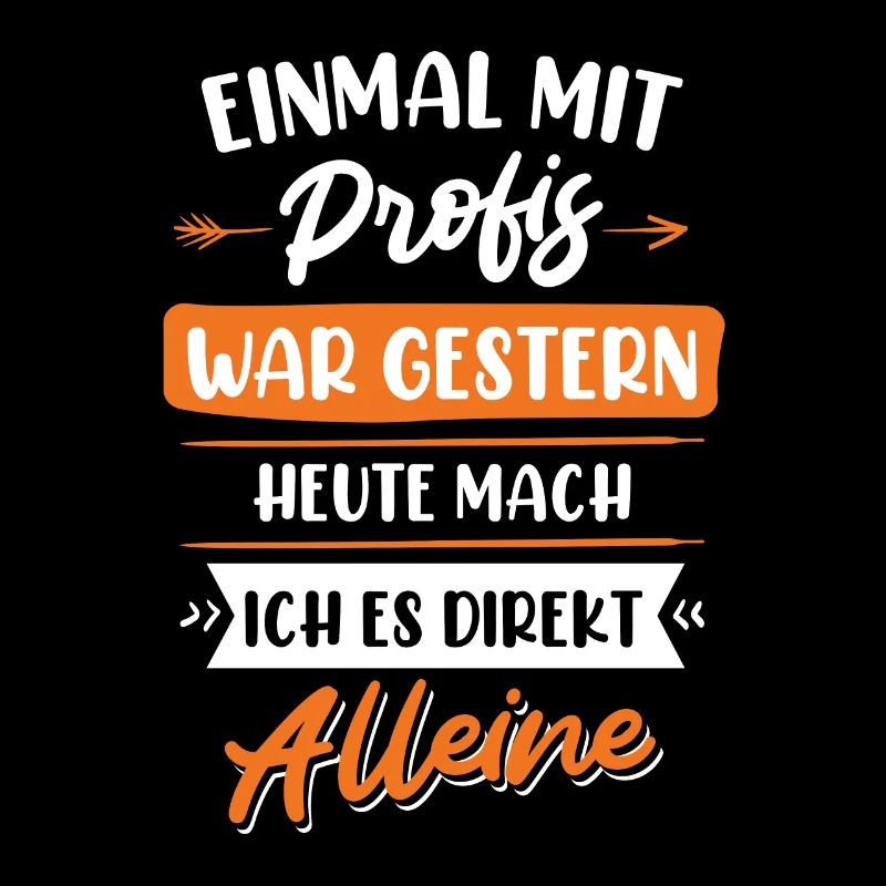 Einmal mit Profis war gestern