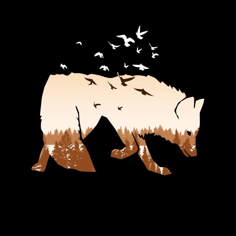 Fox Silhouette Fox Chasse Chasseur Chasse Nature Automne
