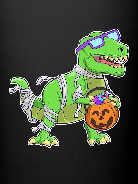 Dinosaur Halloween Mummy