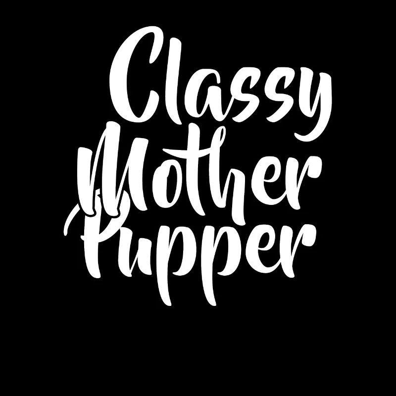 Stilvolle Welpen Mutter