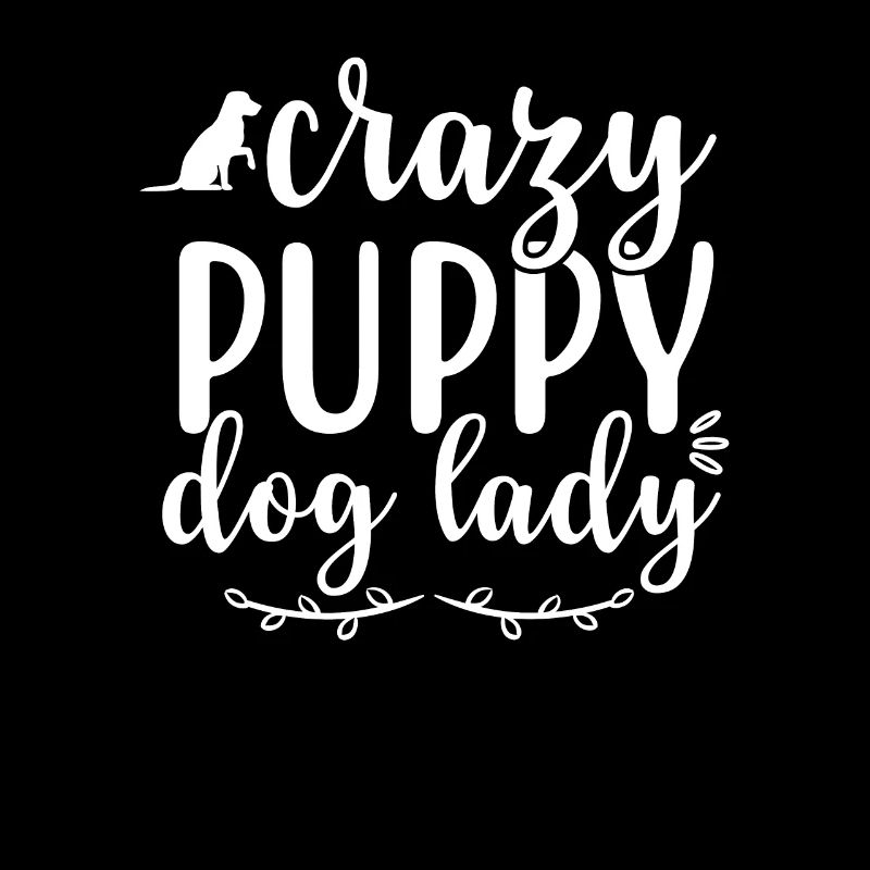 Crazy chiot chien dame