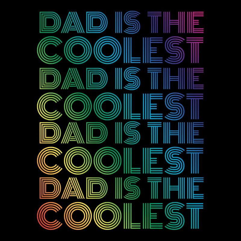Dad is the Coolest Vater Geschenk