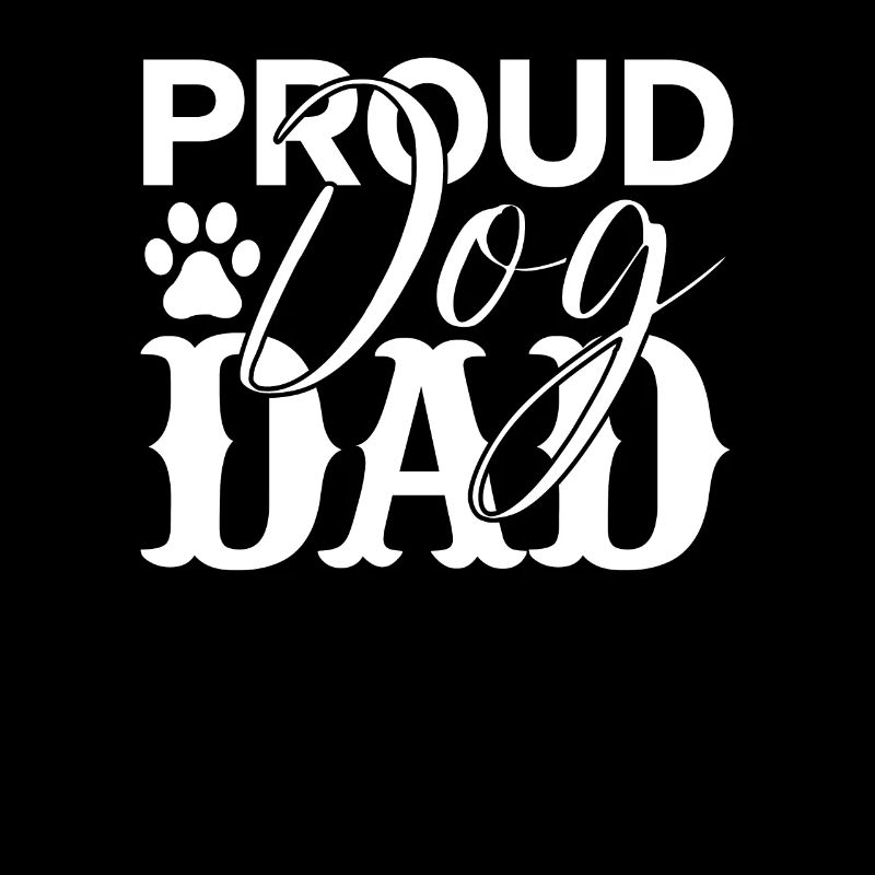 Fier chien papa