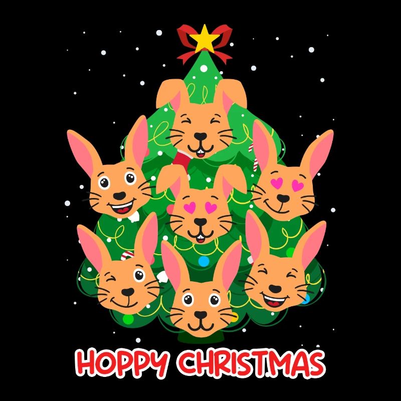 Hoppy Christmas Rabbit Christmas