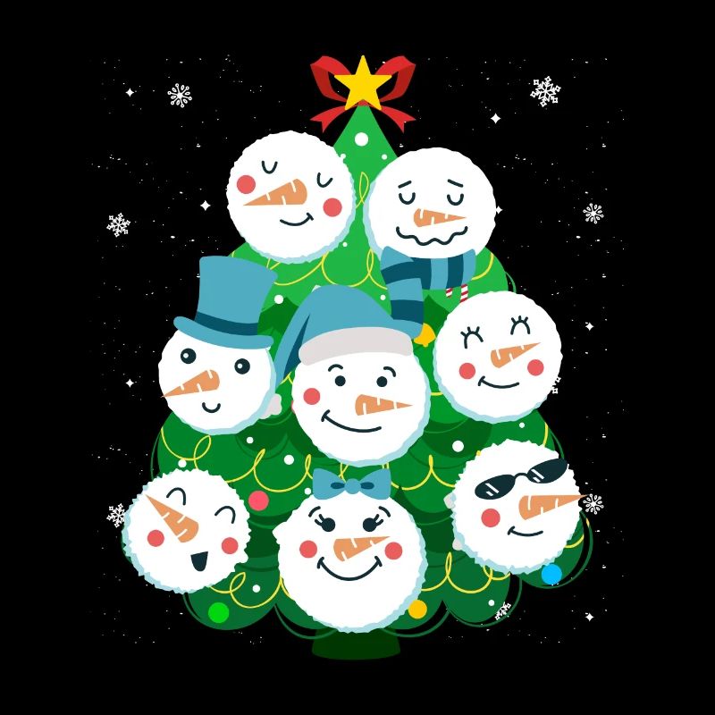Christmas tree Snowmies Snowman