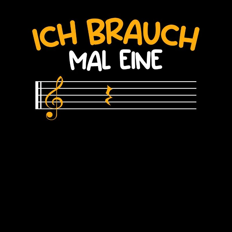 Musiker ich brauche mal eine Pause Noten