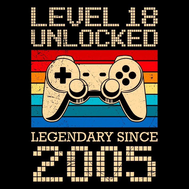Legendary since 2005 18 years Boy 18th birthday