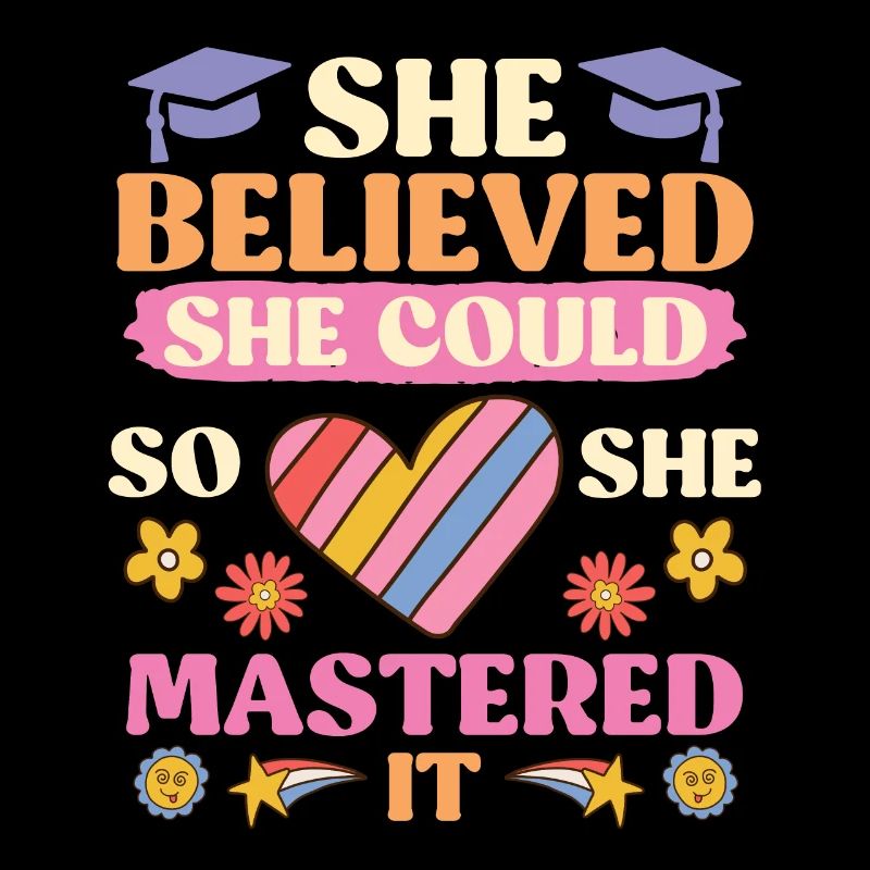 Elle a maîtrisé le Master