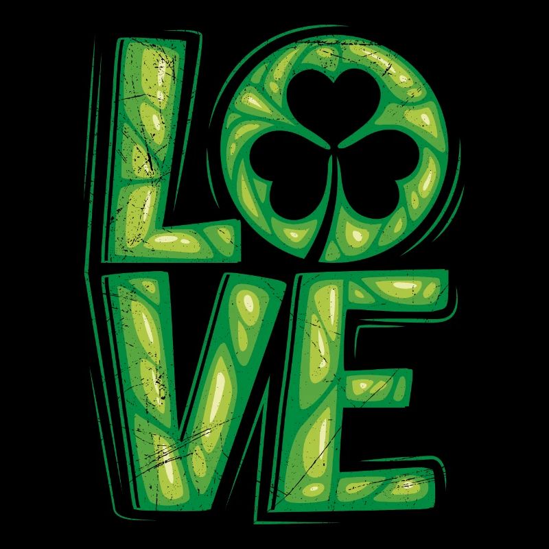 Trèfle porte-bonheur Saint-Patrick