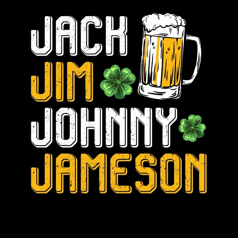 Jack Jim Johnny Jameson Saint-Patrick