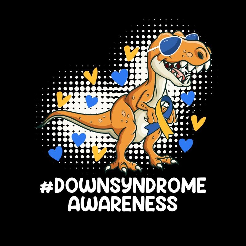 Down Syndrom Vater und Mutter mit Kind
