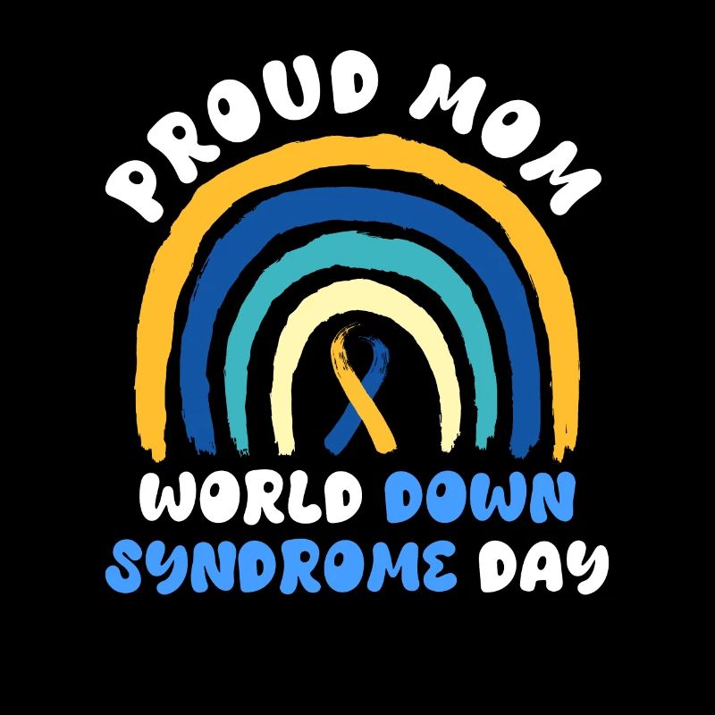 Down Syndrom Vater und Mutter mit Kind