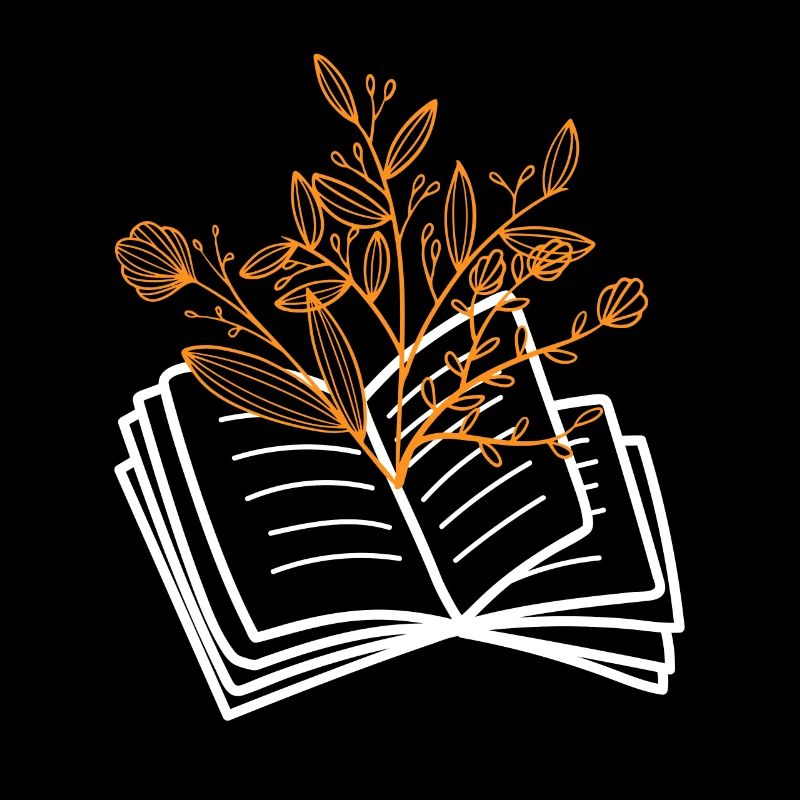 Buchliebhaber Buchblume Lesebegeisterte Bücherfans